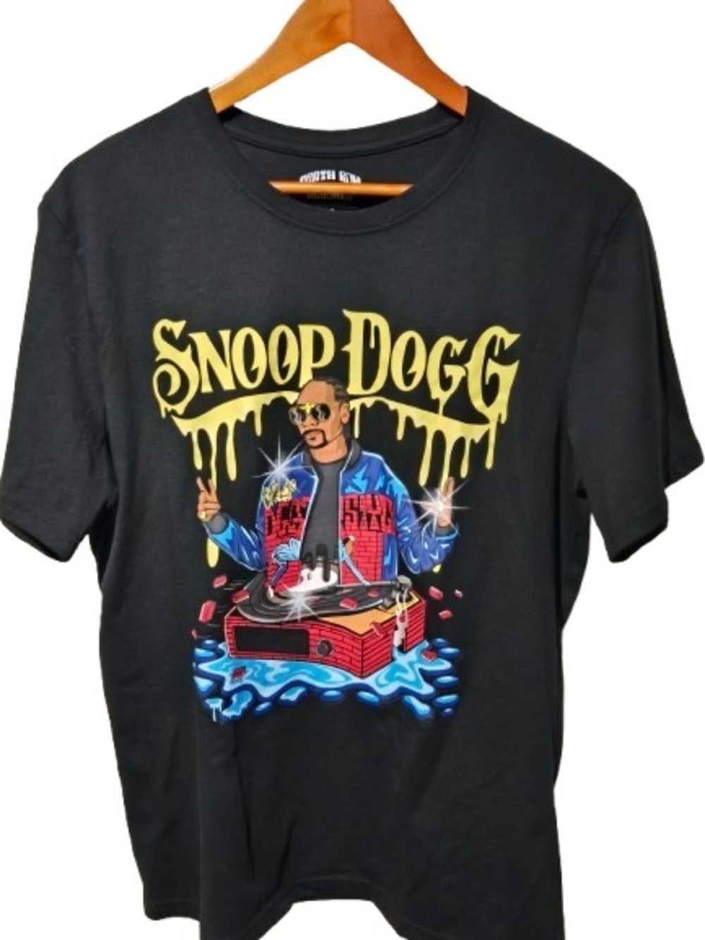Snoop Dogg Black Graphic DJ T-Shirt